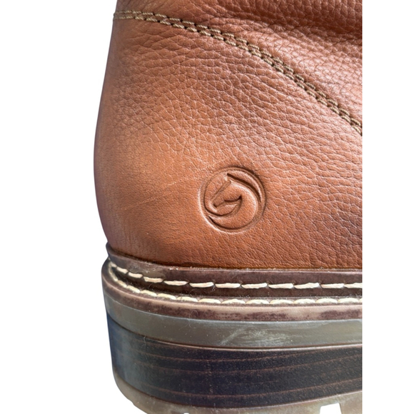 Remonte Women’s EUR 41/US 9.5-10 Brown Leather Lace-Up Zipper Winter Ankle Boots - Picture 9 of 13